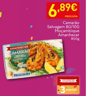 Recheio Camarão Selvagem 80/100 Moçambique Amanhecer 800g promoção