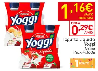 Iogurte Líquido Yoggi Gama Pack 4x160g