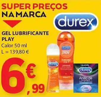 E.Leclerc GEL LUBRIFICANTE PLAY Calor 50 ml promoção