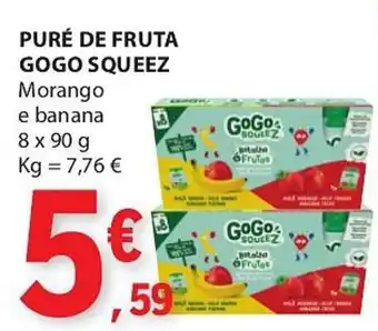 E.Leclerc PURÉ DE FRUTA GOGO SQUEEZ promoção