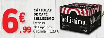 E.Leclerc CÁPSULAS DE CAFÉ BELLISSIMO Intenso 30 Cápsulas promoção