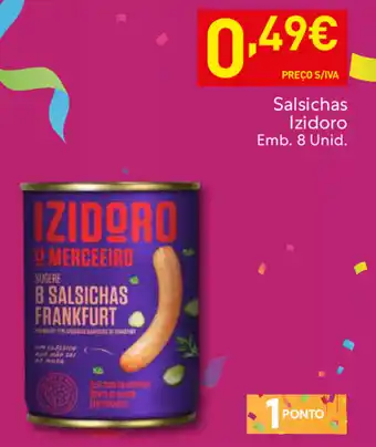 Salsichas Izidoro 8 Unid