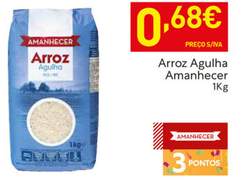 Recheio Arroz Agulha Amanhecer 1kg promoção