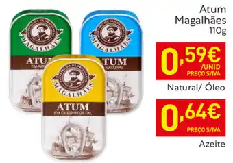 Recheio Atum Magalhães Azeite 110g promoção