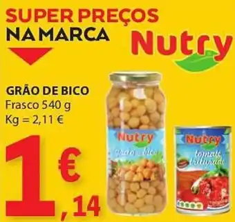 GRÃO DE BICO Frasco 540 g