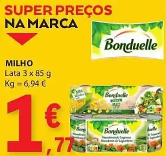 E.Leclerc MILHO Lata 3 x 85 g promoção