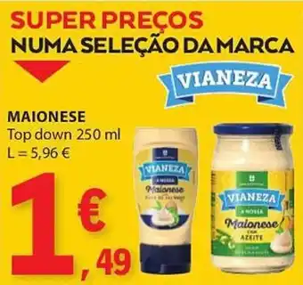 E.Leclerc MAIONESE Top down 250 ml promoção
