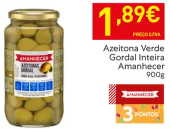 Azeitona Verde Gordal Inteira Amanhecer 900g