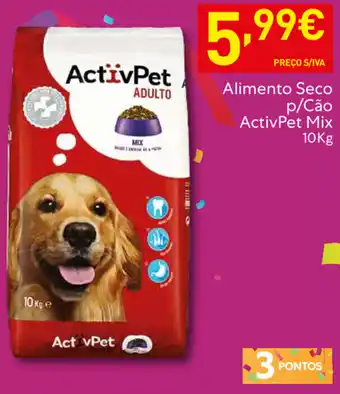Recheio Alimento Seco p/Cão ActivPet Mix 10kg promoção