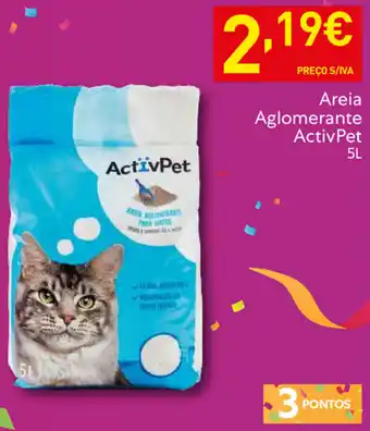 Recheio Areia Aglomerante ActivPet 5L promoção