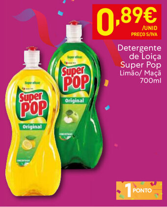 Recheio Detergente de Loiça Super Pop 700ml promoção