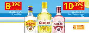 Recheio Gin Gordon's Original 70cl promoção