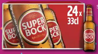 Recheio Cerveja Super Bock Pack 24x33cl promoção
