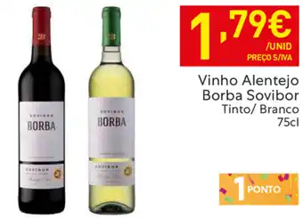 Recheio Vinho Alentejo Borba Sovibor 75cl promoção