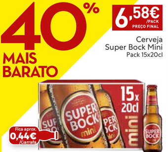 Cerveja Super Bock Mini 15x20cl