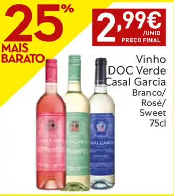 Amanhecer Vinho DOC Verde Casal Garcia 75cl promoção