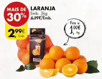 Pingo Doce LARANJA Emb. 3kg promoção