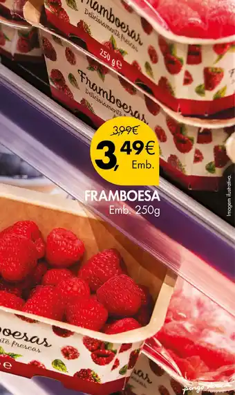 Pingo Doce FRAMBOESA Emb. 250g promoção