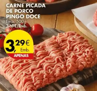 Pingo Doce CARNE PICADA DE PORCO PINGO DOCE Emb. 500g promoção