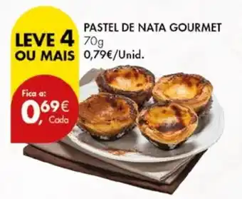 Pingo Doce PASTEL DE NATA GOURMET 70g promoção
