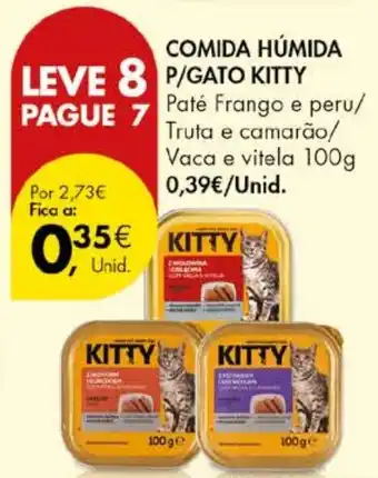 Pingo Doce COMIDA HÚMIDA P/ GATO KITTY 100G promoção