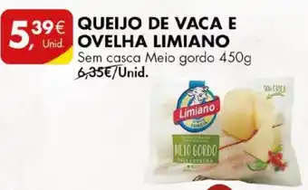 Pingo Doce QUEIJO DE VACA E OVELHA LIMIANO 450g promoção