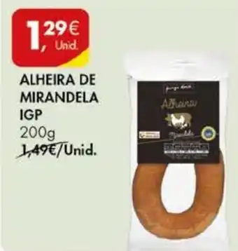Pingo Doce ALHEIRA DE MIRANDELA IGP 200g promoção