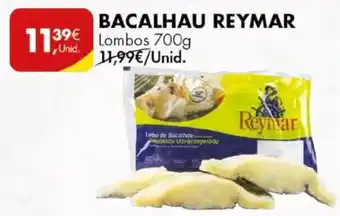 Pingo Doce BACALHAU REYMAR lombos 700g promoção