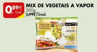 Pingo Doce MIX DE VEGETAIS A VAPOR 200G promoção