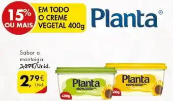 Pingo Doce Planta Sabor a manteiga promoção