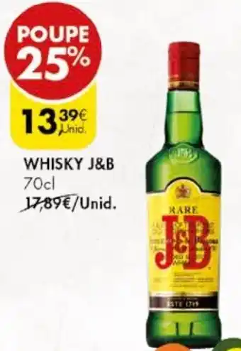 Pingo Doce WHISKY J&B 70cl promoção
