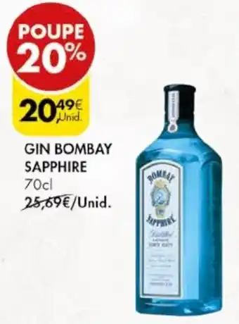 Pingo Doce GIN BOMBAY SAPPHIRE 70cl promoção