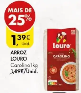 Pingo Doce ARROZ LOURO Carolino 1kg promoção