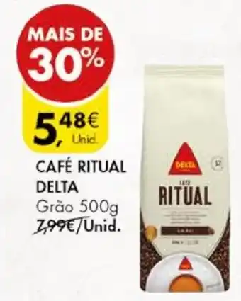 Pingo Doce CAFÉ RITUAL DELTA Grão 500g promoção