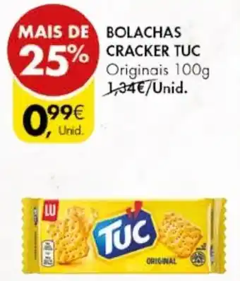 Pingo Doce BOLACHAS CRACKER CRACKER TUC Originals 100g promoção