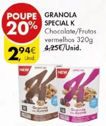 Pingo Doce GRANOLA SPECIAL K 320G promoção