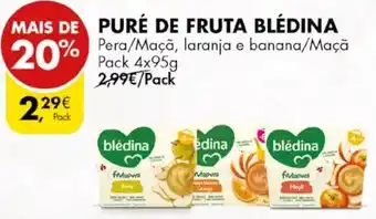 Pingo Doce PURÉ DE FRUTA BLÉDINA promoção