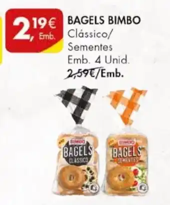 Pingo Doce BAGELS BIMBO Emb. 4 unid promoção