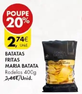 Pingo Doce BATATAS FRITAS MARIA BATATA Rodelas 400g promoção