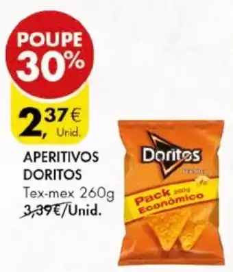 Pingo Doce APERITIVOS DORITOS Tex-mex 260g promoção