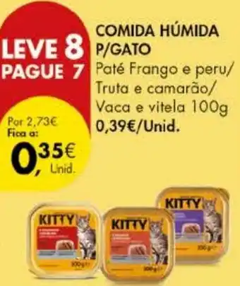 Pingo Doce COMIDA HÚMIDA P/GATO 100G promoção