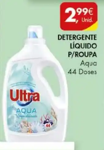 Pingo Doce DETERGENTE LÍQUIDO P/ROUPA Aqua 44 Doses promoção