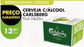 Pingo Doce CERVEJA C/ÁLCOOL CARLSBERG Pack 24x25cl promoção