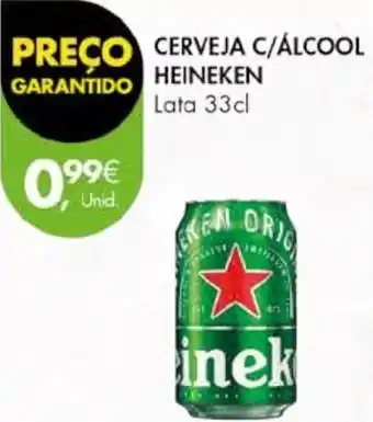 Pingo Doce CERVEJA C/ÁLCOOL HEINEKEN Lata 33cl promoção