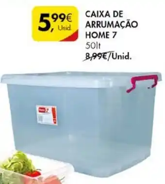 Pingo Doce CAIXA DE ARRUMAÇÃO HOME 7 promoção