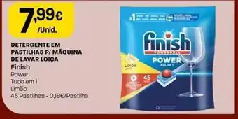 Intermarché Finish - detergente em pastilhas p/ máquina de lavar loiça promoção