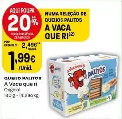 Intermarché A vaca que ri - queijo palitos promoção