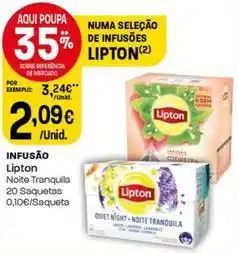 Intermarché Lipton - infusão promoção