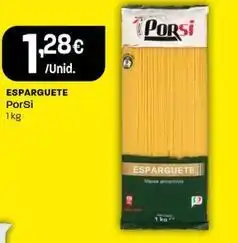 Intermarché Porsi - esparguete promoção