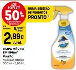 Intermarché Pronto - limpa moveis em spray promoção